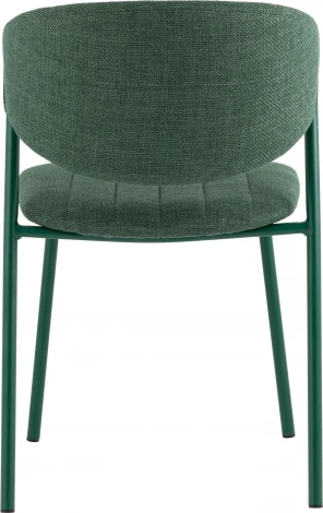 Стул Харпер ткань рогожка зеленый каркас зеленый полуглянцевый муар Stool Group (арт.УТ000038933)
