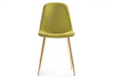 Стул Woodville на металлокаркасе Dabl khaki / gold 15291