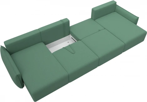 Диван П-образный Лига-051 НПБ Лонг Лига Диванов (Рогожка) арт.128689