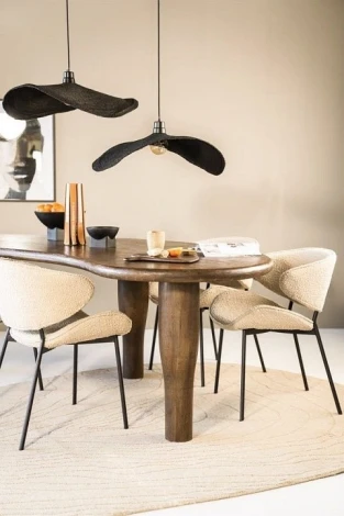 Стул Hesby Haven бежевый, черный