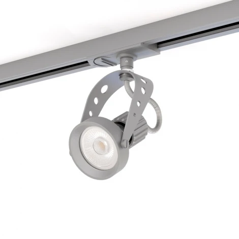 Трековый светильник однофазный 7W 220V Silver RAUMBERG 8127Sv