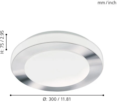 Накладной точечный светильник Eglo Led Carpi 95282 (220V, IP44)