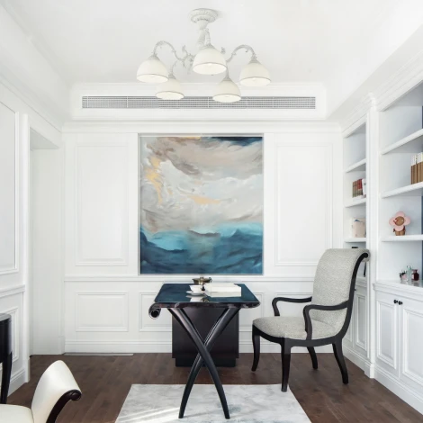 Потолочная люстра на штанге Arte Milano AM346410 346410/5 WT+SL (220V)