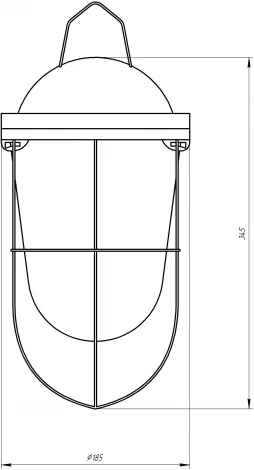 Подвесной светильник ЭРА НСП 41-200-003 (220V, IP54)