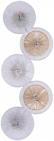 Бра светодиодное Arte Milano AM-1252B 5.1252B.D250.H600.LED Ni (220V, круглые)