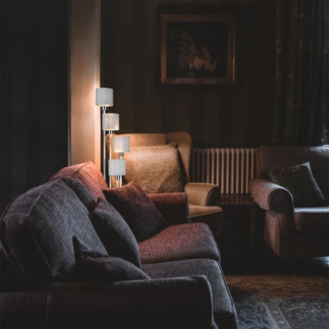 Торшер Escada Denver 1109/4 E14*40W White/Silver