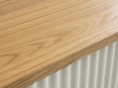 Тумба высокая Cresco ОГОГО Обстановочка! (МДФ,ЛДСП/Белый,Светлое дерево) арт.934648