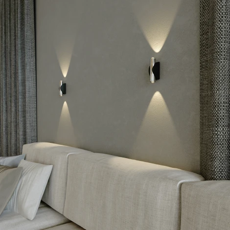 Бра Elektrostandard Steel 40109/LED чёрный/сталь (220V, круглые)