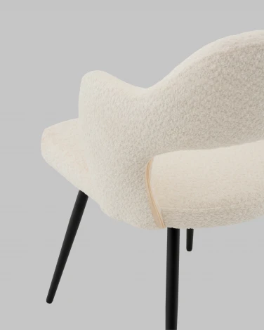 Стул Роккиана букле молочный Stool Group арт.УТ000041357