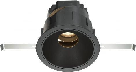 Встраиваемый светильник под гипсокартон Wise 3000K 10W Maytoni DL057-10W3K-B (LED, 220V, круглые)