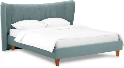 Кровать Queen II Agata L ОГОГО (арт.574800), (Ткань/Бирюзовый)