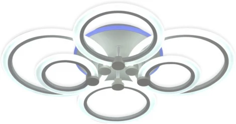 Потолочная люстра Seven Fires Marton SF7104/7C-WT-RGB