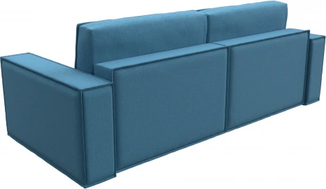 Диван прямой Куба (Голубой/Рогожка) Лига Диванов арт.124515