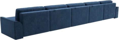 Диван п-образный Лига-048 НПБ МегаЛонг Лига Диванов (Велюр) арт.128322