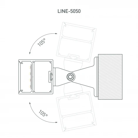 Профиль SL-LINE-5050-2000 BLACK (BY) (Arlight, Алюминий) 059808