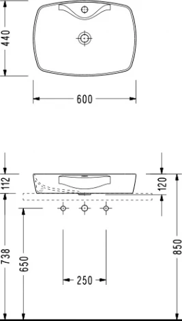 Раковина Serel 1634