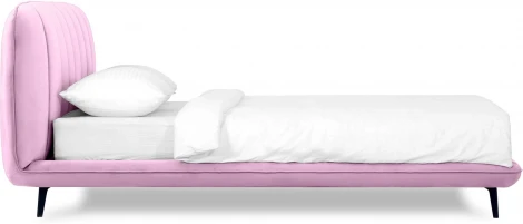 Кровать Amsterdam ОГОГО (арт.564344), (Велюр/Сиреневый)