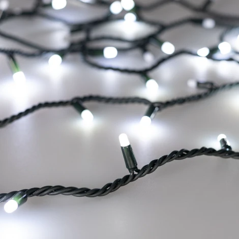 Светодиодная гирлянда ARD-STRING-PRO-1000-GREEN-100LED-MILK-PULSE White (230V, 7W) (IP65)