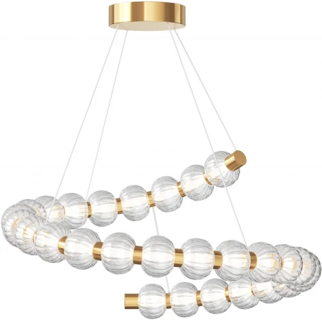 Подвесной светильник Maytoni Amulet MOD555PL-L35G3K (LED, 220V, на тросе, шарики, бусы)