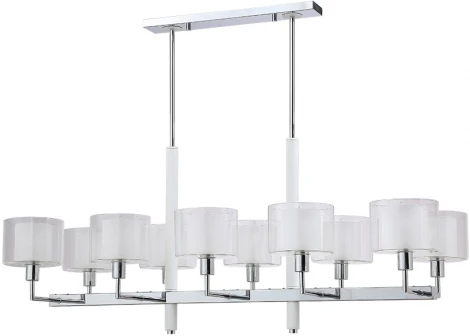 Потолочная люстра на штанге Crystal Lux Maestro SP-PL10 L1100 CHROME (220V)