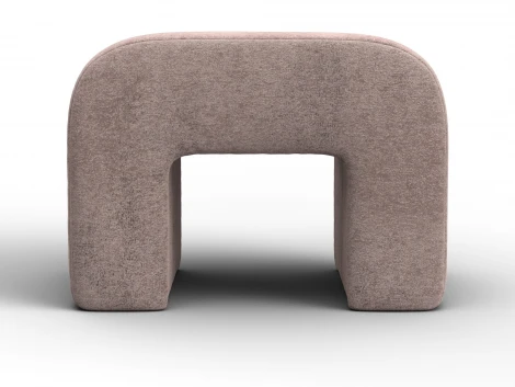 Пуф 008 (ДСП,Брус,Фанера,Велюр/Бежевый) Лига Диванов 132383