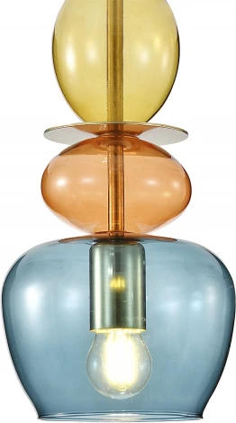 Подвесной светильник (11065/1P Blue) Indigo Millefiori V000548 (220V, на проводе)