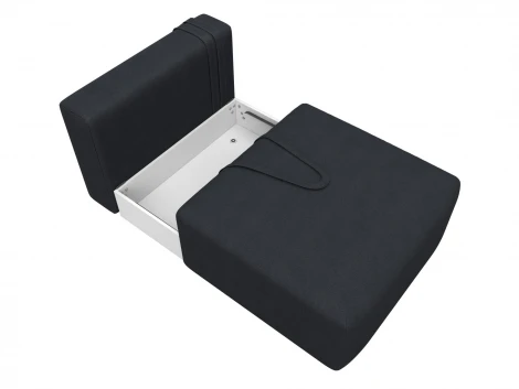 Модуль диван Лига-060 НПБ (ЛДСП,Брус,Фанера,Замша/Темно-серый) Лига Диванов 129540