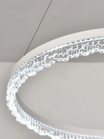 Подвесной светильник светодиодный Natali Kovaltseva Day LED LAMPS 81485 (регулировка яркости, 220V, пульт управления, на тросе, кольцо)