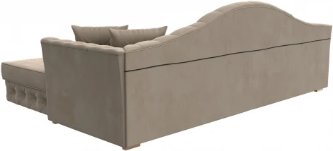 Диван угловой Артис правый угол (Бежевый/Велюр) Лига Диванов арт.121585