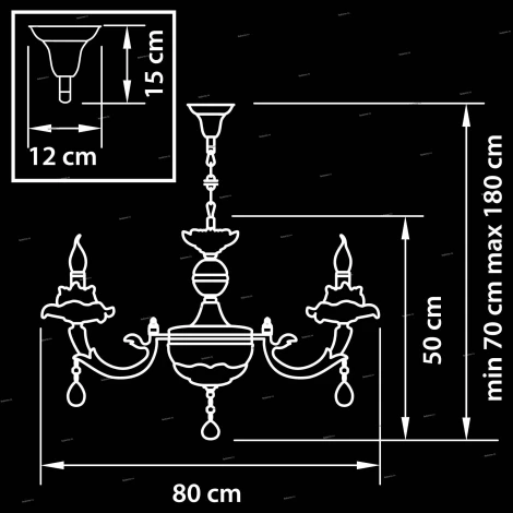 Подвесная люстра Osgona Anemone 714084