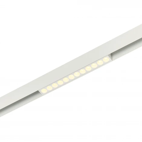 Трековый магнитный светодиодный светильник 12W 48V MyFar ФлоуПоинт MT0211-12W3K-W