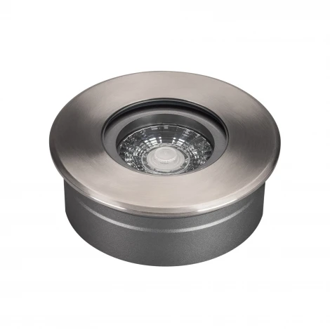 Встраиваемый светильник уличный ART-GROUND-SLIM-R110-6W Warm3000 (SL, 35 deg, 24V) (Arlight, IP67 Металл) 038163 (LED)