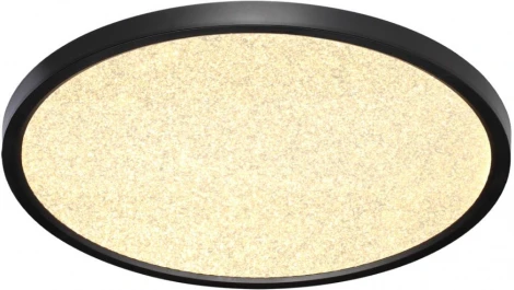 Настенно-потолочный Sonex Omega Black 7662/32L MITRA пластик/белый/черный LED 32Вт 3000/4000K D400 IP20 (220V, круглые)