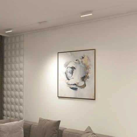 Трековый светильник Denkirs Smart DK8006-WH (LED, 220V, пульт управления, управление смартфоном, голосовое управление, умный дом - Алиса)