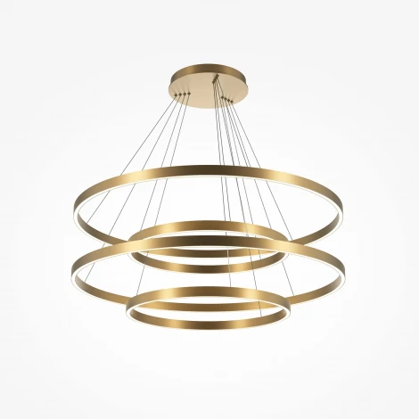 Подвесной светильник ярусный светодиодный Maytoni Rim MOD058PL-L174BSK (220V, на тросе)