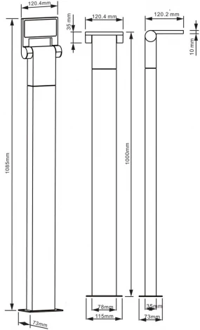 Наземный светильник Deko-Light Robi flex 733007 (LED, 220V, IP54)