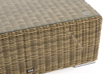 "Капри" журнальный столик плетеный, цвет соломенный 4SIS арт.УТ-00009389