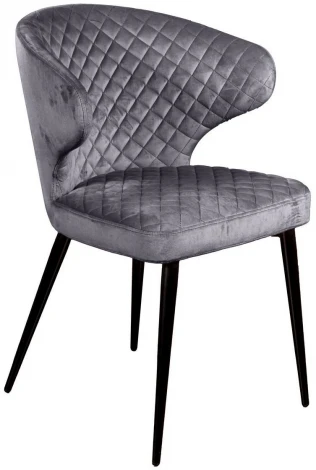 Стул Top Concept Richard ромб, бархат серый 27