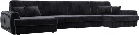 Диван П-образный Лига-057 НПБ Лонг Лига Диванов (Велюр) арт.129336