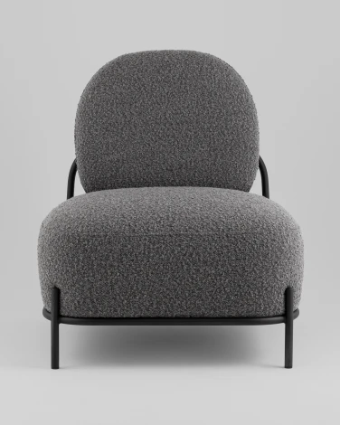 Кресло Стоун new ткань букле тёмно-серый арт.УТ000039997