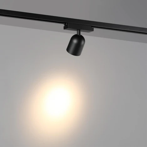 Трековый светильник однофазный светодиодный Novotech Solette 359803 черный двухжильный IP20 LED 10W 220V 3000К