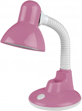Интерьерная настольная лампа Uniel TLI-227 PINK E27 (для детской, 220V, выключатель)