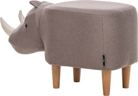 Пуф Leset Rhino COMBI (Фанера,Массив дерева,Рогожка) арт.2500000098444