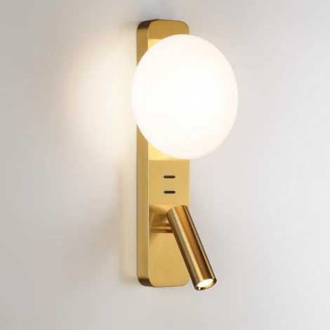 Настенный светильник для чтения со спотом Odeon Light Albergo 7050/5WL металл/металл бронза IP20 LED 1*5W (220V, выключатель)