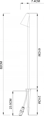 Грунтовый светильник Arte Lamp Muphrid A4109FN-1BK (LED, 220V, IP65)