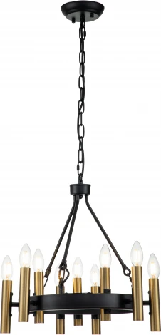 Люстра подвесная Cero V000207 (13009/9P Black ) (220V, на цепи)