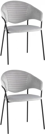 Стул Stool Group Алексис велюр серый 2 шт арт.УТ000037752