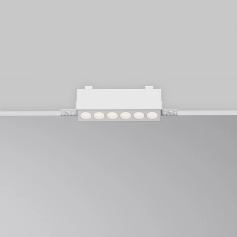 Встраиваемый линейный светильник под гипсокартон светодиодный Maytoni Points DL065-12W3-6K-TRS-W (220V)