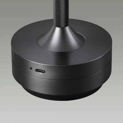 Настольная лампа с аккумулятором 5034/6TL черный никель/металл/акрил LED 6W 3000K-5700K 300Лм Odeon Light Tet-A-Tet (12V, диммер, сенсорный выключатель, круглые)