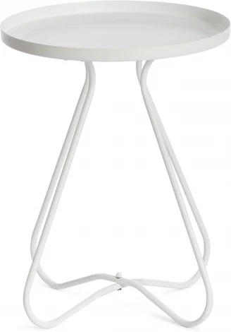 Столик журнальный GLAND 1 шт. в упаковке (Металл /Белый)